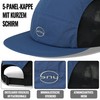 CLAPE 5 Panel Cap Short Brim Baseball Cap Flat Hat