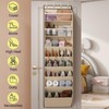 Mefirt 8 Tier Clear Over the Door Shoe Organizer with