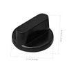 WOONEKY 20Pcs Gas Stove Replacement Knob Durable Control Knobs for