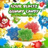 SourZap Sour Blastz Gummy Candy | 8-Ounce Pack | Assorted