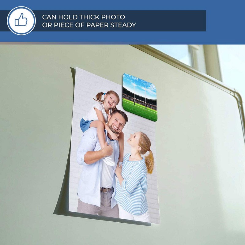 Destination Vinyl ltd Fridge Magnet - Rugby Pitch RFC Stadium