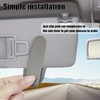 Sunglasses Holders for Car Sun Visor Magnetic Leather Sunglass Holder