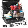 OFFICE ALMIGHTY Black Desk Organizer for Men: Exclusive Large 7