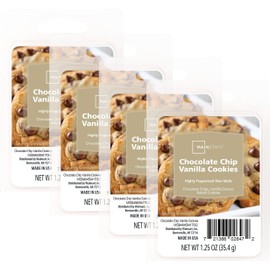 Maclock Mainstays Scented Wax Cubes 1.25oz 4-Pack (Chocolate Chip Vanilla Cookies), MS264