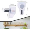 50Pcs Shelf Support Peg, Support Cabinet Shelf Pins, Clear Plastic