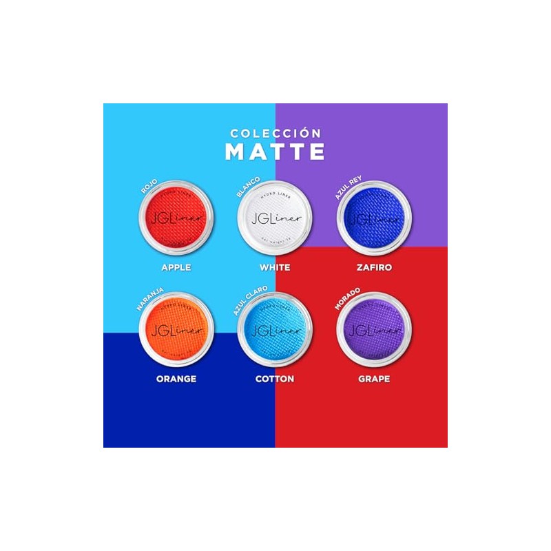 Colección 12 tonos de delineadores matte JGLiner