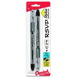Pentel R.S.V.P. Stylus Ballpoint Pen (BK90LBP2A)