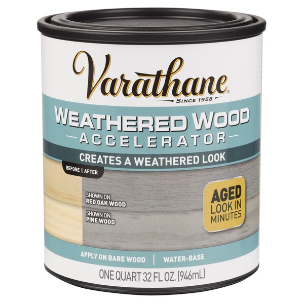 Rust-Oleum 313835 Varathane Weathered Wood Accelerator, Grey