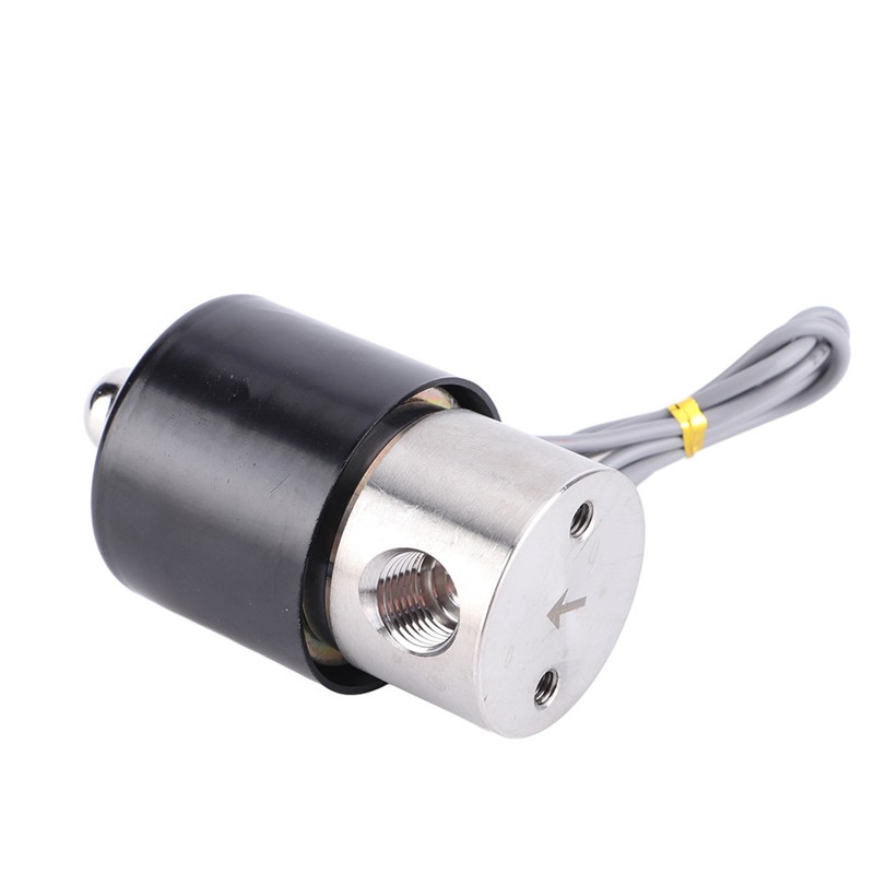 DC 12V G1/4" Stainless Steel 304 Normally Closed Electric Solenoid