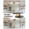 NIORSUN 31.5 Inch Modern Bathroom Light Fixture, 18W 5CCT Dimmable