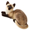 BARMI Siamese Cat Plush Stuffed Animal - Lifelike Cat Pillow,