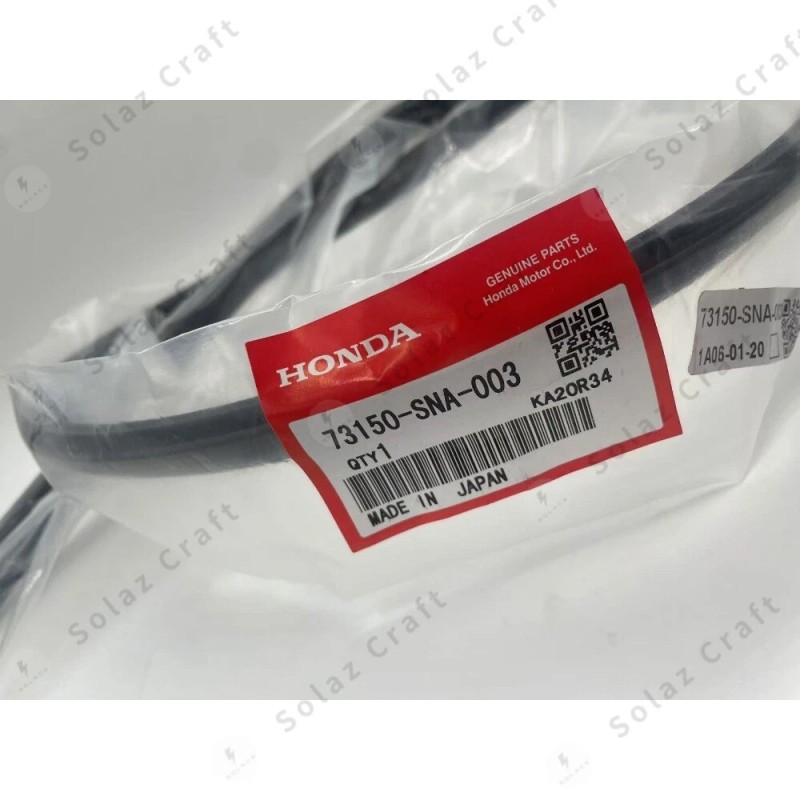 solace auto Windshield Reveal Surround Molding Trim For Honda Civic