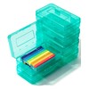 Mr. Pen- Clear Pencil Boxes, 6 Pack, Light Aqua Color,