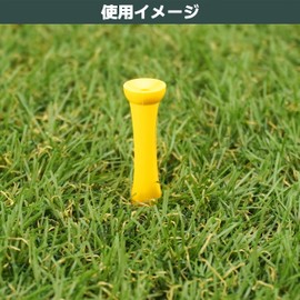 Tabata GV8001 Tee Good Tee Golf Tee, Rung, Plastic Tee, Super Long, 1.6 inches (40 mm), Pack of 30