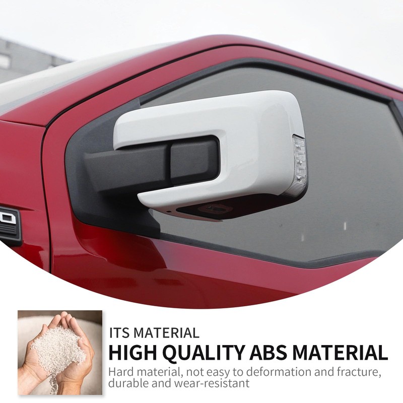 Linskip Side Door Mirror Cover Driver and Passenger Side Rearview