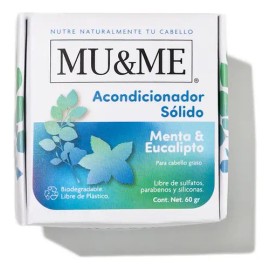 Acondicionador Solido Mu&me Menta & Eucalipto 60gr