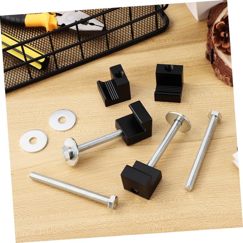 CHILDWEET 4 Pcs J Bolt Tool Box Clamps for Trucks