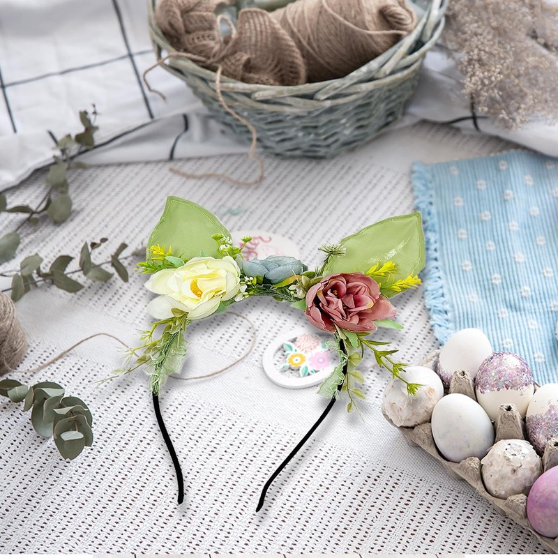 Harilla Easter Bunny Ears Headband Alice Band Headpiece Cute Hair