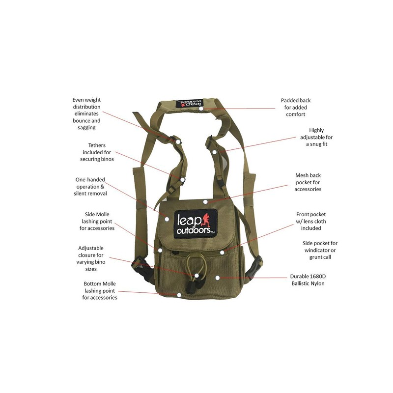 Leap Outdoors Binocular Harness Chest Pack