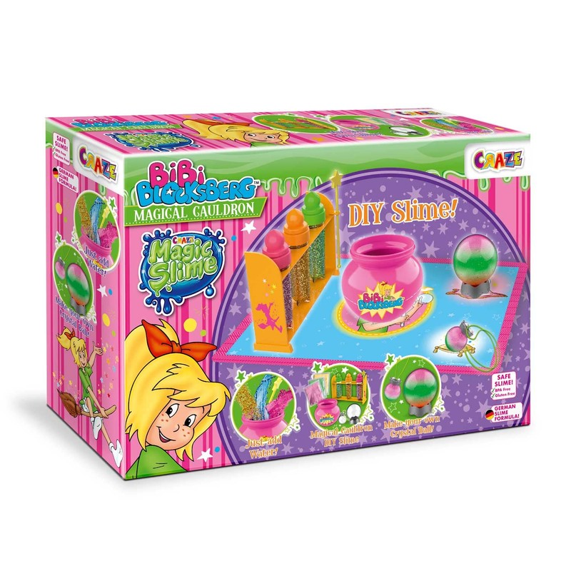 CRAZE Cauldron DIY Playset, 3 Colours and Glitter 25123 Magic