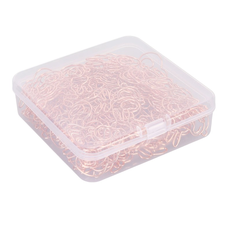 160Pcs Kids Paper Clips Bunny Style Smoothing Strong Metal Exquisite