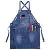 LE CIEL BLEU Apron Denim Unisex Outdoor DIY BBQ Gardening