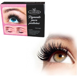 Pigmento Negro Para Pestañas Jdenis by Gaero Shop Uso Profesional Resistente al Agua