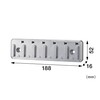 Tajima Safety System, 6 Row Metal TB-HP6M, Metal Plate with