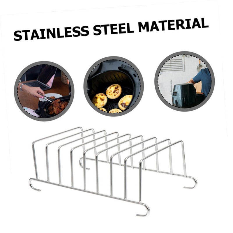NOLITOY Stainless Steel Air Fryer Toast Rack Cooking Rack for