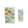 Beyond Happy High Definition 100% Cotton Cornwall Landmarks Tea Towel