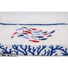 Lex's Linens Fish & Coral Embroidered Bath Towel