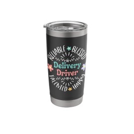Cool Delivery Driver JArt For Men Women Delivery Services Stainless Steel Insulated Tumbler