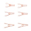 60pcs Wire Clothes Pins Antislip Creativity Metal Wire Hollow Out