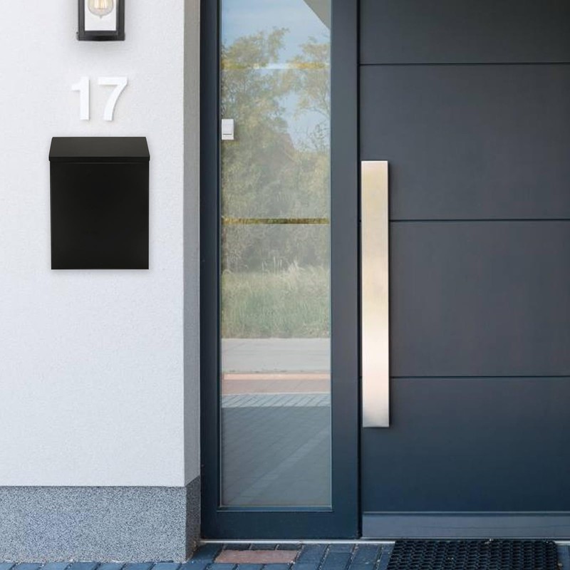 MUXHEL 22 x 6.5 x 29 cm Anthracite Letterbox with