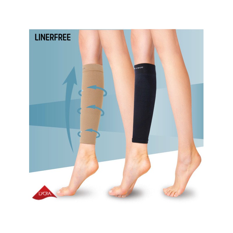 Liner-free medical compression stockings for nurses, leg edema, swelling, liner-free