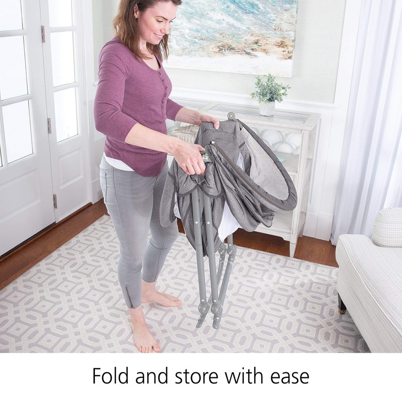 Safety 1st Nap & Go Rocking Bassinet with Bug Net,