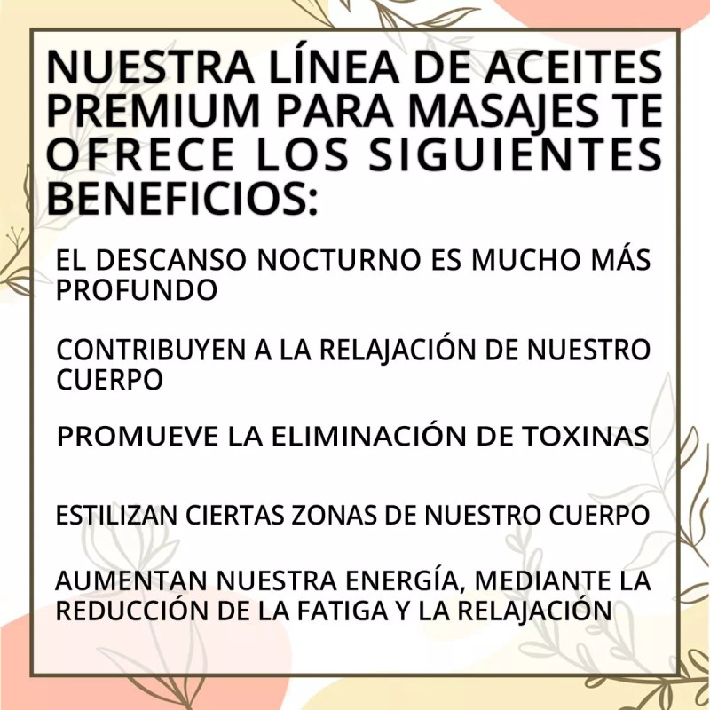 Laferv Aceite Para Masajes Efecto Frío Efectivo 1 L Tamaño