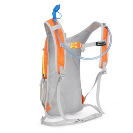 Hydration Pack,Hydration Backpack with 2L Hydration Bladder Lightweight Running Water Backpack for Women Men Kids (Orange)