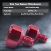 BLACKHORSE-RACING Female AN10 to AN6 Male Flare Reducer Hose Fitting