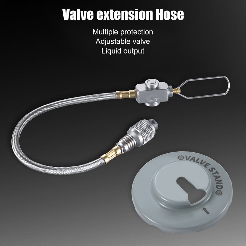 Camping Stove Replacement Extend Tube Adapter Extended Gas Hose Extension