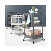 Lumina D Portable Bethlehem Beauty Trolley Cart with Tray Grey