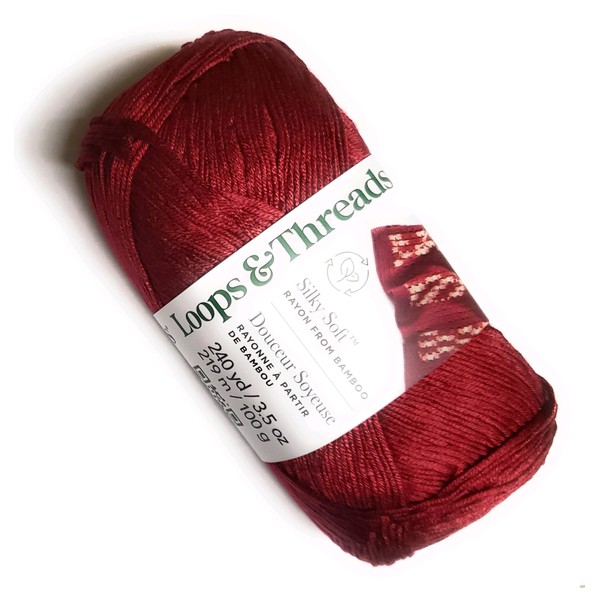 Silky Soft Bamboo Rayon Yarn by Loops & Threads -