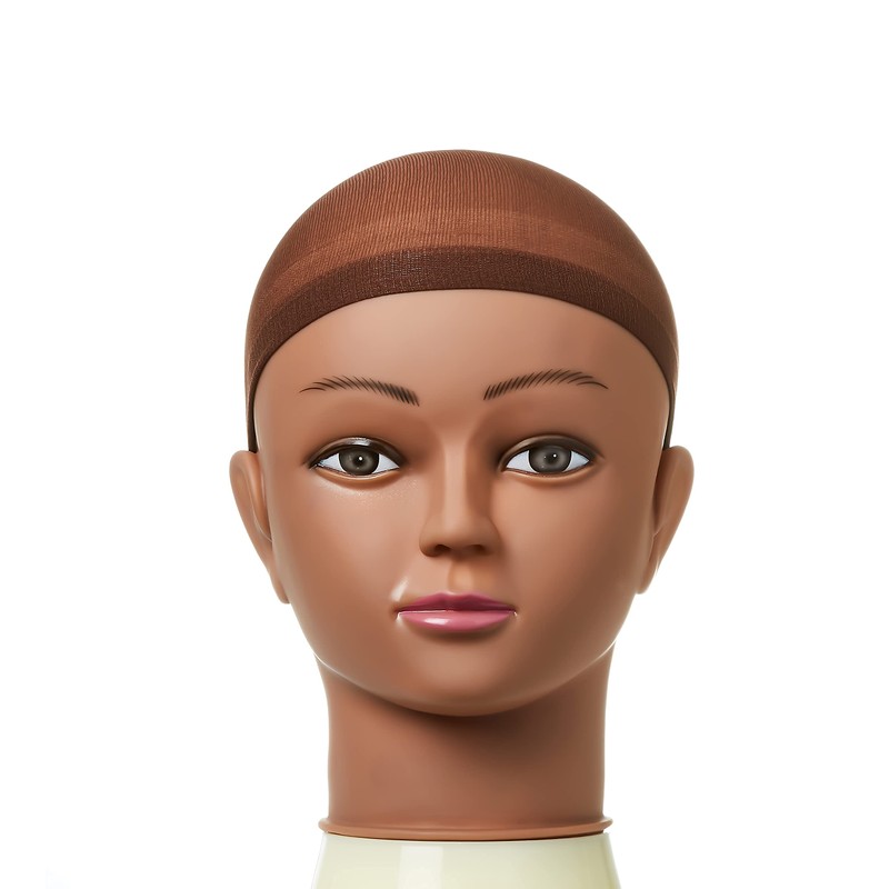 Red by Kiss Stocking Wig Cap 5 PCS (Dark Brown)
