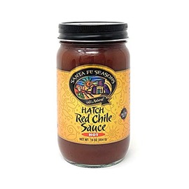 Santa Fe Seasons Hatch Red Chile Sauce Hot 16 Ounce