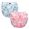 Luxja Reusable Swim Nappy (Pack of 2) Adjustable Nappy for