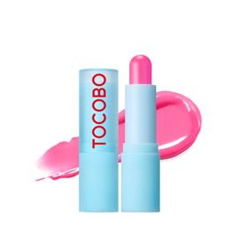TOCOBO Glass Tinted Lip Balm 012 Better Pink 0.67 oz / 19g | Glow Moisturizing Vegan Lip Balm & Vivid Tinted Transparent Color