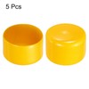 uxcell 5pcs Rubber End Caps 63mm(2.5 Inch) ID Vinyl PVC