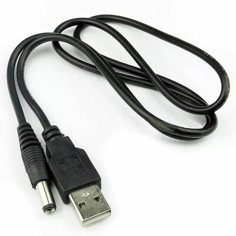 USB To DC 5.5mm x 2.1mm Plug DC Power Supply