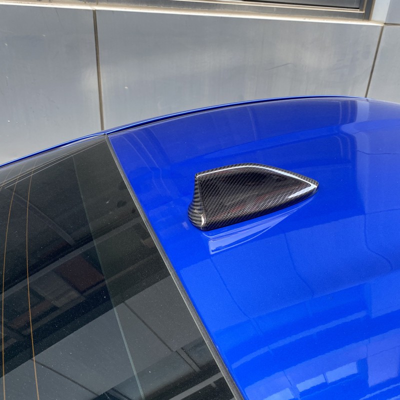 Shark Fin Roof Antenna Cover Dry Carbon Fiber Exterior Upper