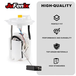 JuFenix Electric Fuel Pump Module Assembly with Sending Unit Compatible with Jeep Patriot, Compass & Dodge Caliber, 2007-2016, 1.8L 2.0L 2.4L, 2WD, Replace# E7220M, SP7040M